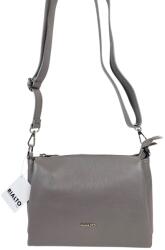 RIALTO szürke, közepes, három részes bőr divattáska RX352DO-15 - minosegitaska