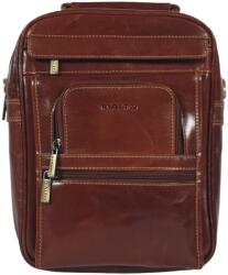 RIALTO férfi közepes barna bőr térképtáska RT122667D-02 - minosegitaska