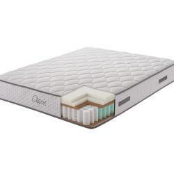 INFINIZA Zsákrugós kókuszos matrac - INFINIZA OASIS matrac 200x200x27cm