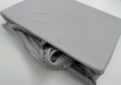 Infiniza Bambuszos Gumis jersey lepedő - szürke - 160x200 cm