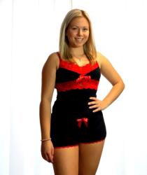 Pinki Eszter rövidnadrágos komplett(fekete) Fekete S