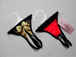 Kreona Randi tanga strasszköves 3 Pink