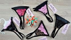 Kreona Randi csipkés tangák(6) Fekete