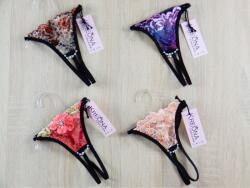 Kreona Randi tanga himzett csipkés Narancs