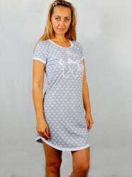 Barones Mintás hálóing szürke kutyás Szürke M