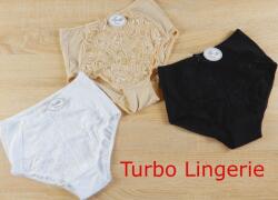 Turbo Vivien alakformáló csipkés alsó Fehér XL