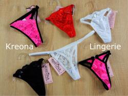 Kreona Pántos tanga háromszög fenékrésszel Pink