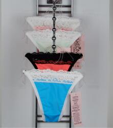 Kreona V˝ pántos tanga mikro Pink fekete