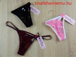 Kreona Csipkés tanga oldalt kivágott Fekete