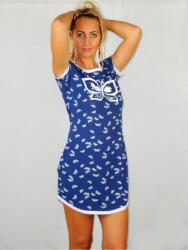 Barones Mintás hálóing kék pillangó mintájú Sötét kék S