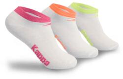 Kappa zokni 3 pár 36-41 fehér, színes szegéllyel 304VLE0-931-36 (NFRM-3276)