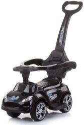 Chipolino Turbo bébitaxi levehető tolókarral - Fekete