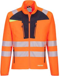 Portwest DX481 - DX4 Hi-Vis Zip Base felső, narancs/fekete (DX481OBR4XL) - munkavedelmed
