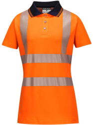 Portwest LW72 - Női Pro jól láthatósági pólóing, narancs/fekete (LW72OBRXL)