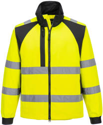 Portwest CD861 - WX2 Eco Hi-Vis Work jól láthatósági kabát, sárga/fekete (CD861YBRXL)