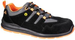 Portwest FE07 - Kompozit Trainer védőcipő S1 ESD SR FO, fekete/narancs (FE07BKO36)