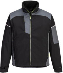 Portwest PW378 - PW3 softshell dzseki (3L), fekete/szürke (PW378BZRXXL)