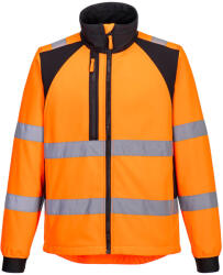 Portwest CD875 - WX2 Eco Hi-Vis Softshell (2L) jól láthatósági dzseki, narancs/fekete (CD875OBRXL)