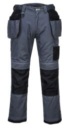Portwest PW305 - PW3 Stretch Holster Work nadrág, szürke/fekete (PW305ZBR28)