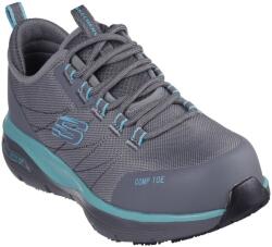 Skechers ARCH FIT SR - EBINAL S3 SRC szürke/zöld védőcipő Női (108075EC)