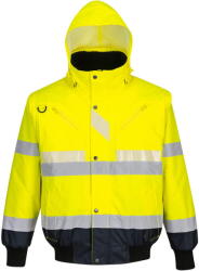 Portwest G465 - Glowtex 3: 1 dzseki, sárga (G465YNRM) - munkavedelmed