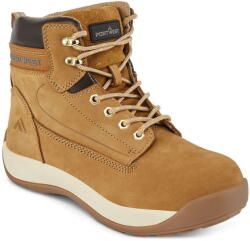 Portwest FW32 - Steelite Constructo nubuk bőr védőbakancs S3 HRO, méz (FW32HOR46) - munkavedelmed