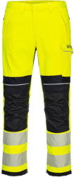 Portwest FR406 - PW3 FR Modaflame Hi-Vis lángálló derekasnadrág, sárga/fekete (FR406YBR30)