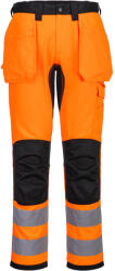Portwest CD889 - WX2 Hi-Vis nadrág lezippzározható lengőzsebbel, narancs/fekete (CD889OBR40)