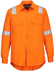 Portwest FR720 - FR Lightweight Bizflame Work lángálló ing, narancs (FR720ORRL)
