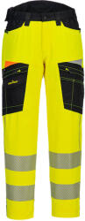 Portwest DX453 - DX4 Hi-Vis Service nadrág, sárga/fekete (DX453YBR32)