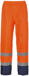 Portwest H444 - Hi-Vis Classic Contrast esőnadrág, narancs/tengerészkék (H444ONRM) - munkavedelmed