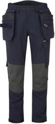 Portwest EV440 - EV4 Stretch Holster nadrág lecipzározható lengőzsebbel, hosszított, tengerészkék (EV440NVT28)