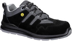 Portwest FE07 - Kompozit Trainer védőcipő S1 ESD SR FO, fekete/szürke (FE07BGY37)