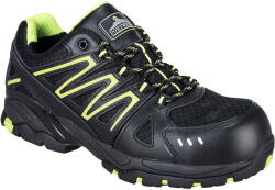 Portwest FC67 - Compositelite Vistula védőcipő S1P HRO, fekete/lime (FC67LGR46)