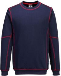 Portwest B318 - Essential kéttónusú pulóver, tengerészkék/piros (B318NREXXXL) - munkavedelmed