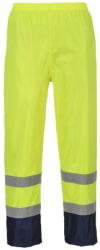 Portwest H444 - Hi-Vis Classic Contrast esőnadrág, sárga/tengerészkék (H444YNR5XL) - munkavedelmed