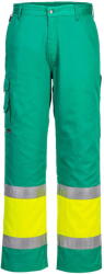Portwest L049 - Hi-Vis könnyű, kéttónusú Combat nadrág, sárga/kékeszöld (L049YTRS)