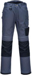 Portwest PW304 - PW3 könnyű stretch nadrág, szürke/fekete (PW304ZBR44)