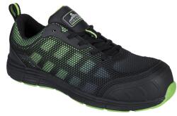 Portwest FT35 - Compositelite Ogwen félcipő S1P, fekete/zöld (FT35BGN37) - munkavedelmed