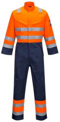 Portwest MV29 - Modaflame RIS overál, narancs/tengerészkék (MV29ONRL) - munkavedelmed