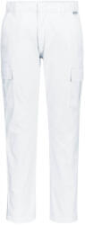 Portwest S231 - Stretch Slim Fit Combat nadrág, fehér (S231WHR42)