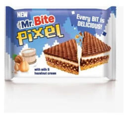 Mr. Bite Pixel tejes-mogyorós csokoládé ostyaszelet 30 g