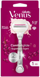 Gillette Venus Pro Comfortglide Sugarberryillatú Női Borotva, 1 Borotvabetét