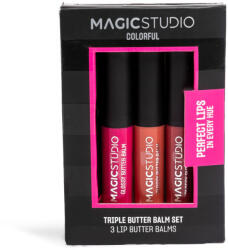 Magic Studio ajándékcsomag színes hármas ajakbalzsam