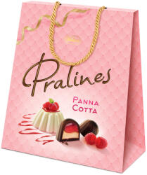 Vobro étcsokoládé praliné 200g panna cotta ízű krémmel töltve + táska