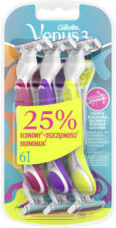 Gillette Venus 3 Colors Eldobható Borotva, 6 Db/Csomag
