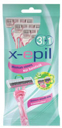 X-Epil eldobható borotva 3 pengés 3+1/csom női