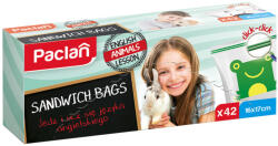 Paclan Click záras szendvicszacskó 42db 16cmx17cm 30my