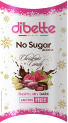 DIBETTE NAS szaloncukor 220g málnás krémmel töltött étcsokoládé desszert HCN, laktózmentes