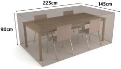 NewGarden Bútortakaró | Kerti 4 fős asztal szett (COF1099)